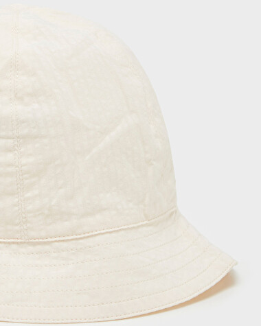 Seersucker hat Off-white colour  Natalys