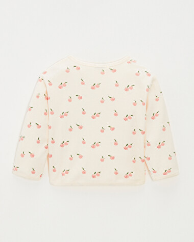 Kid's terrycloth sweatshirt Apple print  Natalys