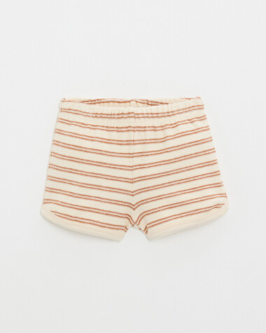 Kid's 2-piece terrycloth pyjamas Ecru coloured stripes  Natalys
