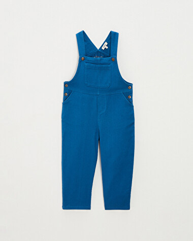Long twill dungarees Blue colour  Natalys