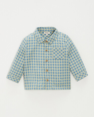 Checkered shirt Blue colour  Natalys