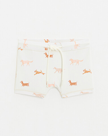Anti-UV swim shorts Dog print  Natalys