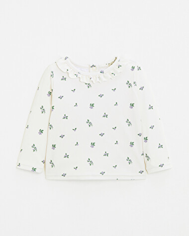 Anti-UV swim tee-shirt Blueberry print  Natalys
