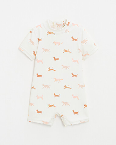 Anti-UV swimsuit Dog print  Natalys
