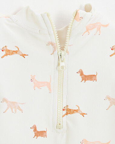 Anti-UV swimsuit Dog print  Natalys