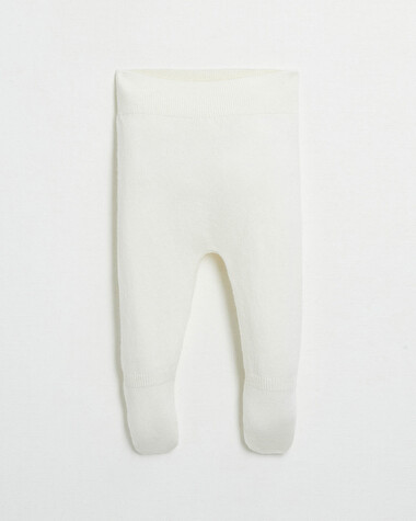 Merino wool knitted set Off-white colour  Natalys