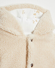 Faux fur jacket Natural colour  Natalys