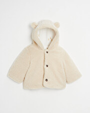 Faux fur jacket Natural colour  Natalys