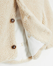 Faux fur jacket Natural colour  Natalys