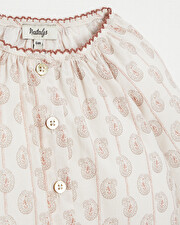 Long-sleeved blouse Floral print Natalys