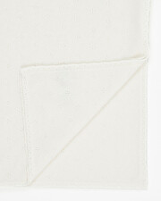 Openwork cashmere blanket Off-white colour  Natalys