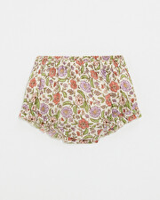 Floral print bloomer Lurex stripes  Natalys