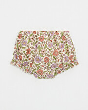Floral print bloomer Lurex stripes  Natalys