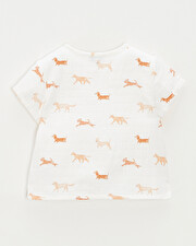 Short-sleeved shirt Dog print  Natalys