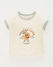 Short-sleeved tee-shirt Off-white colour  Natalys