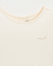 Kid' short-sleeved tee-shirt Embroidered chalk colour Natalys