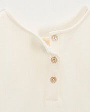 Kid' short-sleeved tee-shirt Embroidered chalk colour Natalys