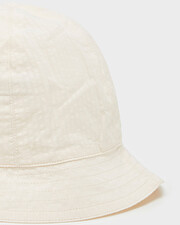Seersucker hat Off-white colour  Natalys