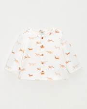 Cotton gauze shirt Dog print  Natalys