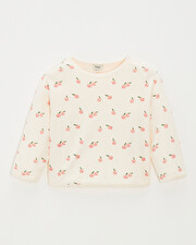 Kid's terrycloth sweatshirt Apple print Natalys