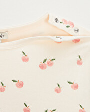 Kid's terrycloth sweatshirt Apple print Natalys