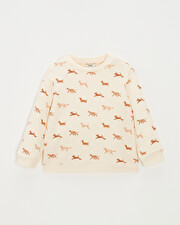 Terrycloth sweatshirt Dog print Natalys