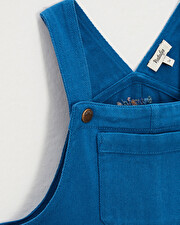 Long twill dungarees Blue colour  Natalys