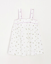 Sleeveless dress Blueberry print  Natalys