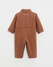 Long twill dungarees Rust colour  Natalys