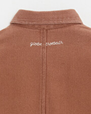Long twill dungarees Rust colour  Natalys