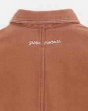 Kid's long twill jumpsuit Rust colour Natalys