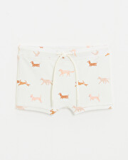 Kid's anti-UV swim shorts Dog print  Natalys