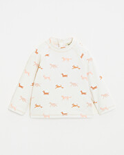 Anti-UV swim tee-shirt Dog print Natalys