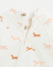 Anti-UV swim tee-shirt Dog print Natalys