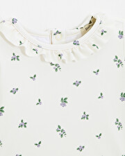 Anti-UV swim tee-shirt Blueberry print  Natalys