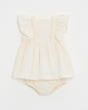 Polka dot dress Off-white colour  Natalys