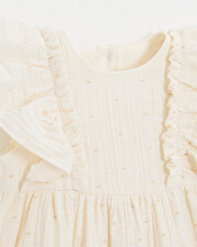 Polka dot dress Off-white colour  Natalys