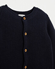 Knitted cardigan Dark blue colour  Natalys