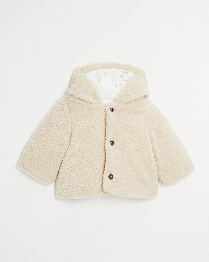 Faux fur jacket Natural colour  Natalys