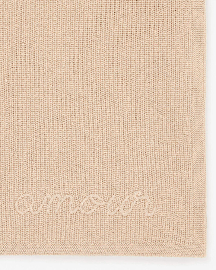 Merino wool blanket Camel colour  Natalys