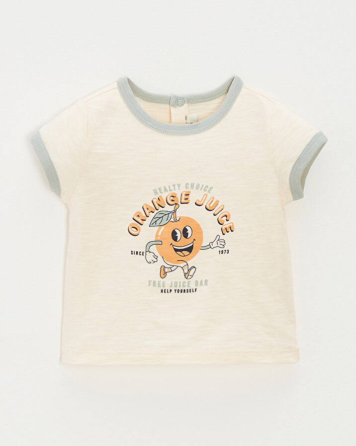 Short-sleeved tee-shirt Off-white colour  Natalys