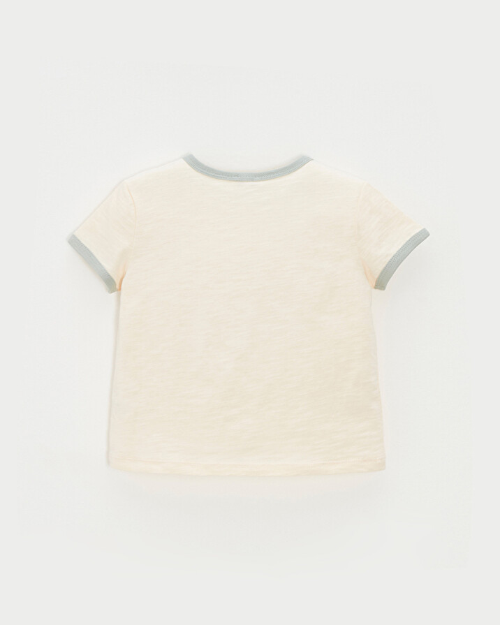 Kid' short-sleeved tee-shirt Off-white colour Natalys