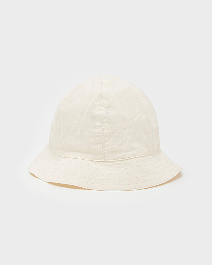 Seersucker hat Off-white colour  Natalys