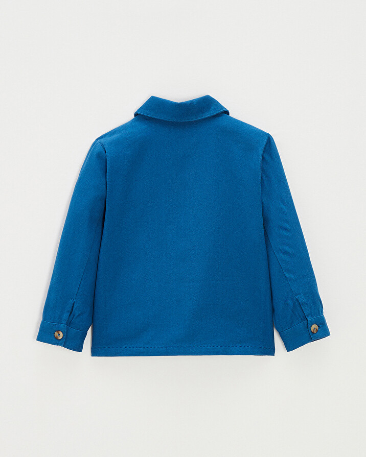 Kid's embroidered jacket Blue colour Natalys