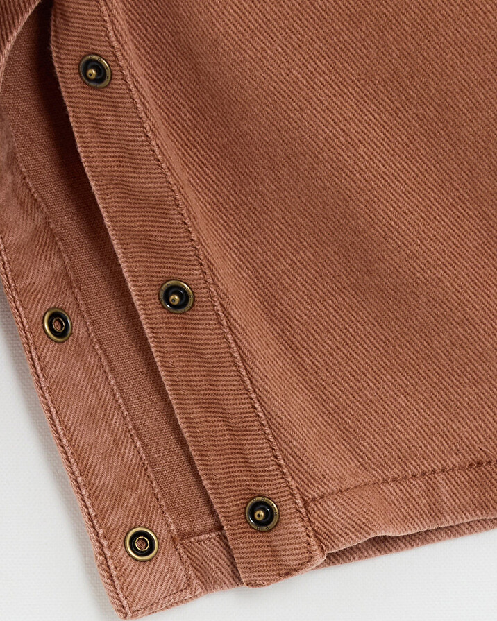 Long twill dungarees Rust colour  Natalys