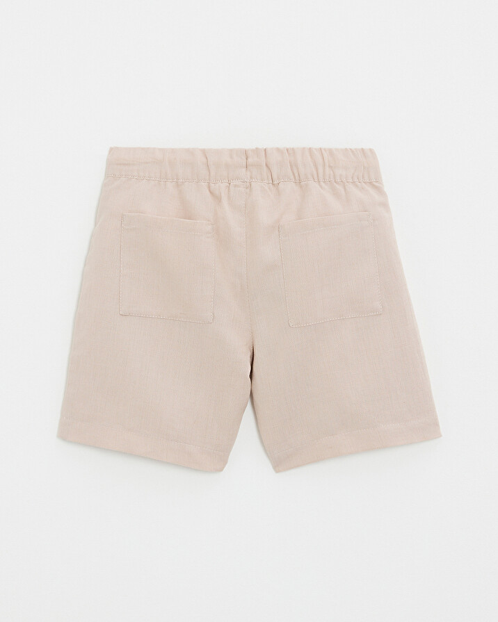 Kid's linen/cotton shorts Beige colour Natalys