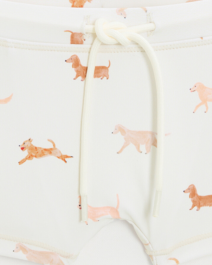 Anti-UV swim shorts Dog print Natalys