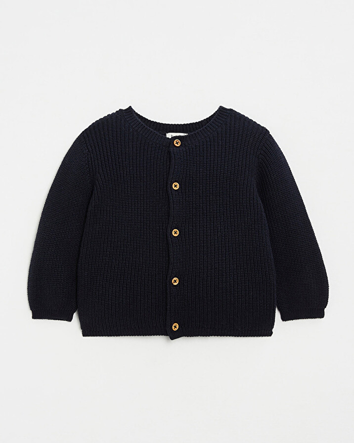 Knitted cardigan Dark blue colour  Natalys