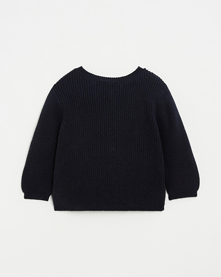 Knitted cardigan Dark blue colour  Natalys