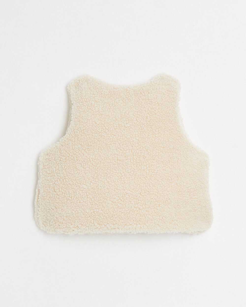 Faux fur crossed cardigan Natural colour Natalys